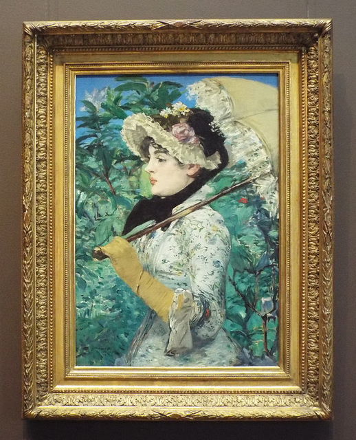 Jeanne: Spring by Manet in the Getty Center, June 2016
