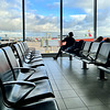 Waiting for the ﬂight at Schiphol