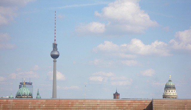 Berlin (D) Septembre 2010. Berlin Skyline.