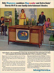 Magnavox TV-Stereo Theatre Ad, 1963