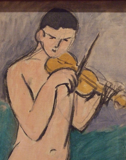Detail of Music Sketch by Matisse in the Museum of Modern Art, August 2010