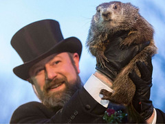 Groundhog Phil Predicts an Early Spring