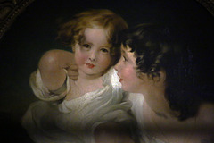 Portrait d'Emily et Laura-Anne Calmady . Huile sur toile de Thomas Lawrence .