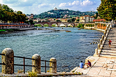 L'Adige a Ponte Pietra (VR)