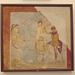 Wall Painting of Perseus and Andromeda from the House of the Prince of Montenegro in Pompeii in the Naples Archaeological Museum, July 2012