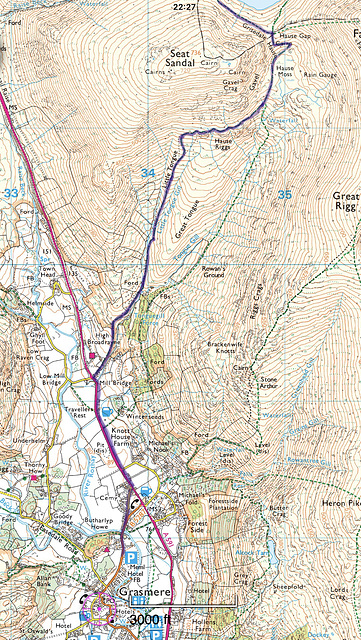 A 7.5m walk from Grasmere to Patterdale