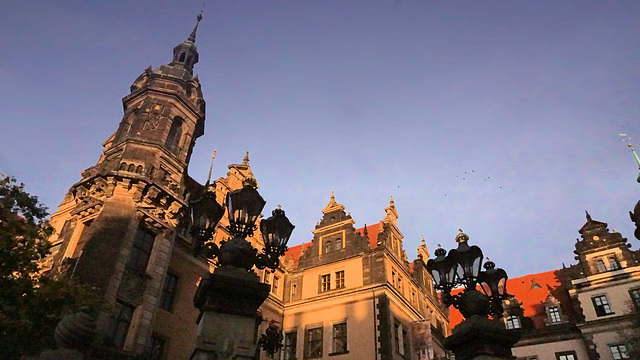 Schlossdächer in Dresden