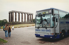 Cambridge Coach Services P313 CVE in Edinburgh - 2 Aug 1997