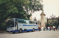 Cambridge Coach Services P313 CVE at the Palace of Holyrood House, Edinburgh - 2 Aug 1997