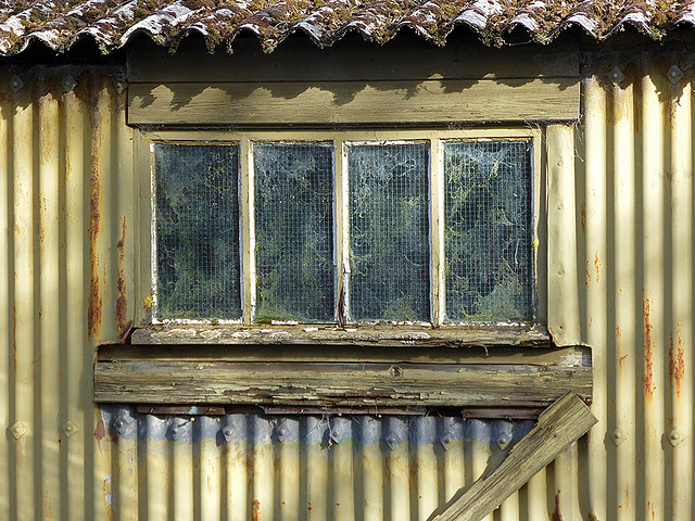 The boathouse window