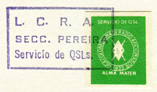 LCRA QSL stamp
