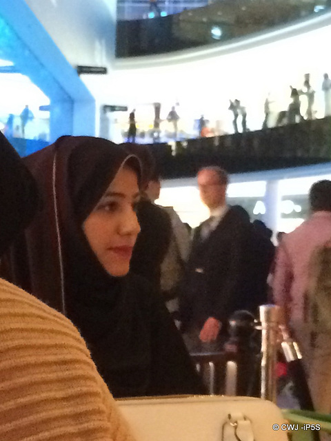 Faces in the crowd - Dubai Mall