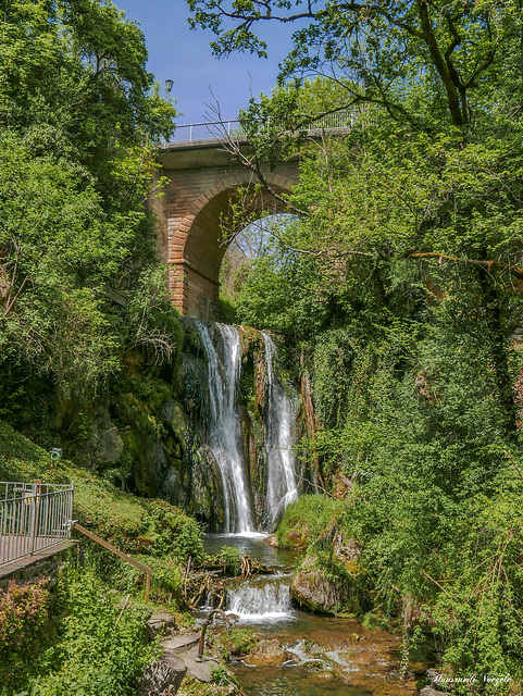Wasserfall der Biber in Blumenfeld DE