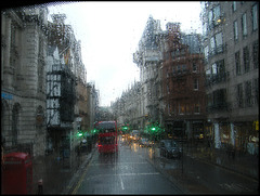 Fleet Street in the rain