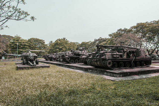 Kriegstrophäen aus dem Vietnamkrieg - 1955 bis 1975 (© Buelipix)