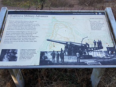 Interpretive sign for some of the coastal batteries