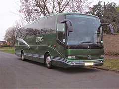 Dews Coaches 62 DEW (BJ03 JHX) in Mildenhall - 1 Dec 2011 (DSCN7295)
