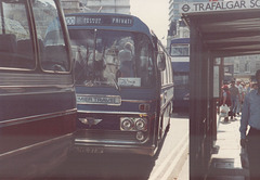 254/01 Premier Travel Services JVE 373P in Trafalgar Square, London - Sat 6 July 1985 (Ref 22-20)