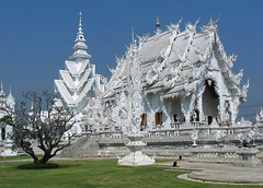 Temple blanc : le Wat Rong Khun