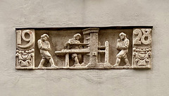 Haarlem 2021 – Memorial stone at the printer Enschedé