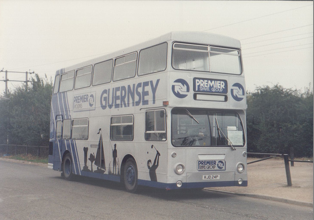 310/04 Premier Travel Services KJD 24P at Cowley Road, Cambridge - Sat 26 Oct 1985 (Ref 29-14)
