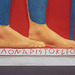 Detail of a Color Reconstruction of the Funerary Stele of Aristion in the Metropolitan Museum of Art, December 2022