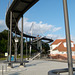 Neue Fußgängerbrücke am Hafenbahnhof Sassnitz