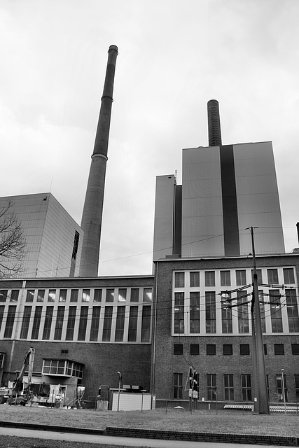 Kraftwerk Lünen-Lippholthausen, Maschinenhalle und Kesselhaus / 16.03.2019