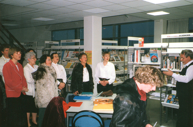 Echauffement Concert Ancoeur au lycée de Rozay-en-Brie 05/04/1996