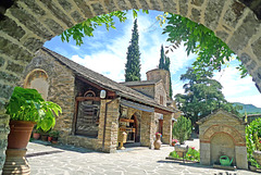 Greece - Monastery of Panagia Molyvdoskepastos