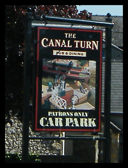 Canal Turn pub sign