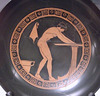 Detail of a Kylix by Douris with a Youth and a Basin in the Boston Museum of Fine Arts, July 2011