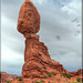 Nature sculpture: Balanced rock, waiting for Willy Coyote, Arches