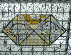 Roof of the waiting hall in the airport of Kefl