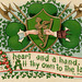Saint Patrick's Day Greetings with a Heart and a Hand