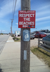 Respectez les plages / Respect the beaches