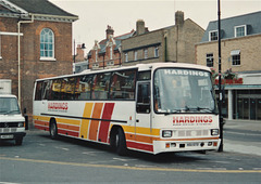 Hardings Tours NSU 573 (G702 UNR, G283 FKD) in Newmarket – 23 Jun 1993 (198-9A)