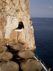 Terrace on the cliff.