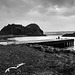Dumbarton Rock from the Site of Denny Bros' Shipyard