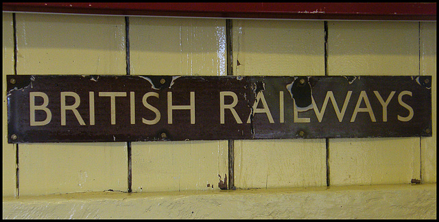 British Railways sign
