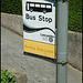 Lancaster bus stop sign