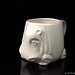Hippo Relieff-Kaffee-Pott, Steingut, glasiert