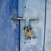 Castro Marim, porta azul