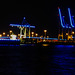 Kräne am Container-Terminal Tollerort während des Blue Ports