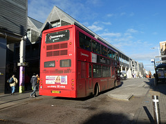 Konectbus (Chambers) 874 (PN09 ENC) in Bury St. Edmunds - 25 Nov 2023 (P1170091)