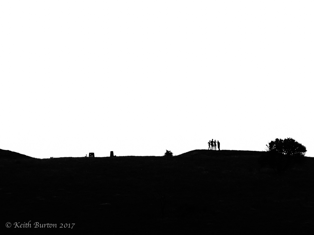 Old Winchester Hill - Silhouettes