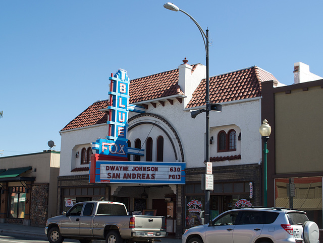 The Blue Fox theater in Grangeville, ID, opened in 1930 and still owned/ope...