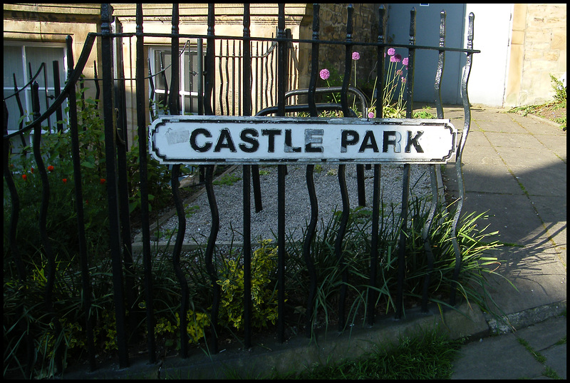 Castle Park sign
