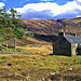 The remote cottage of Achneigie,Strath na Sealga,Ross-shire Sottish Highlands 13th May 1996