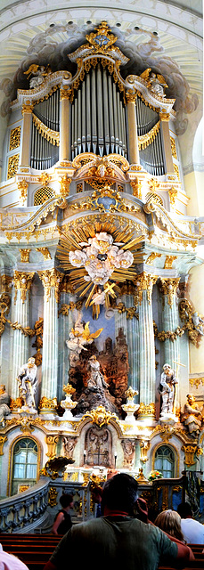 Dresden. Frauenkirche. Altar. ©UdoSm